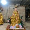 Tượng Văn Thù Sư Lợi và Phổ Hiền Bồ Tát Sơn Son Thếp Vàng