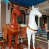 Ông Ngựa Thờ Gỗ Mít