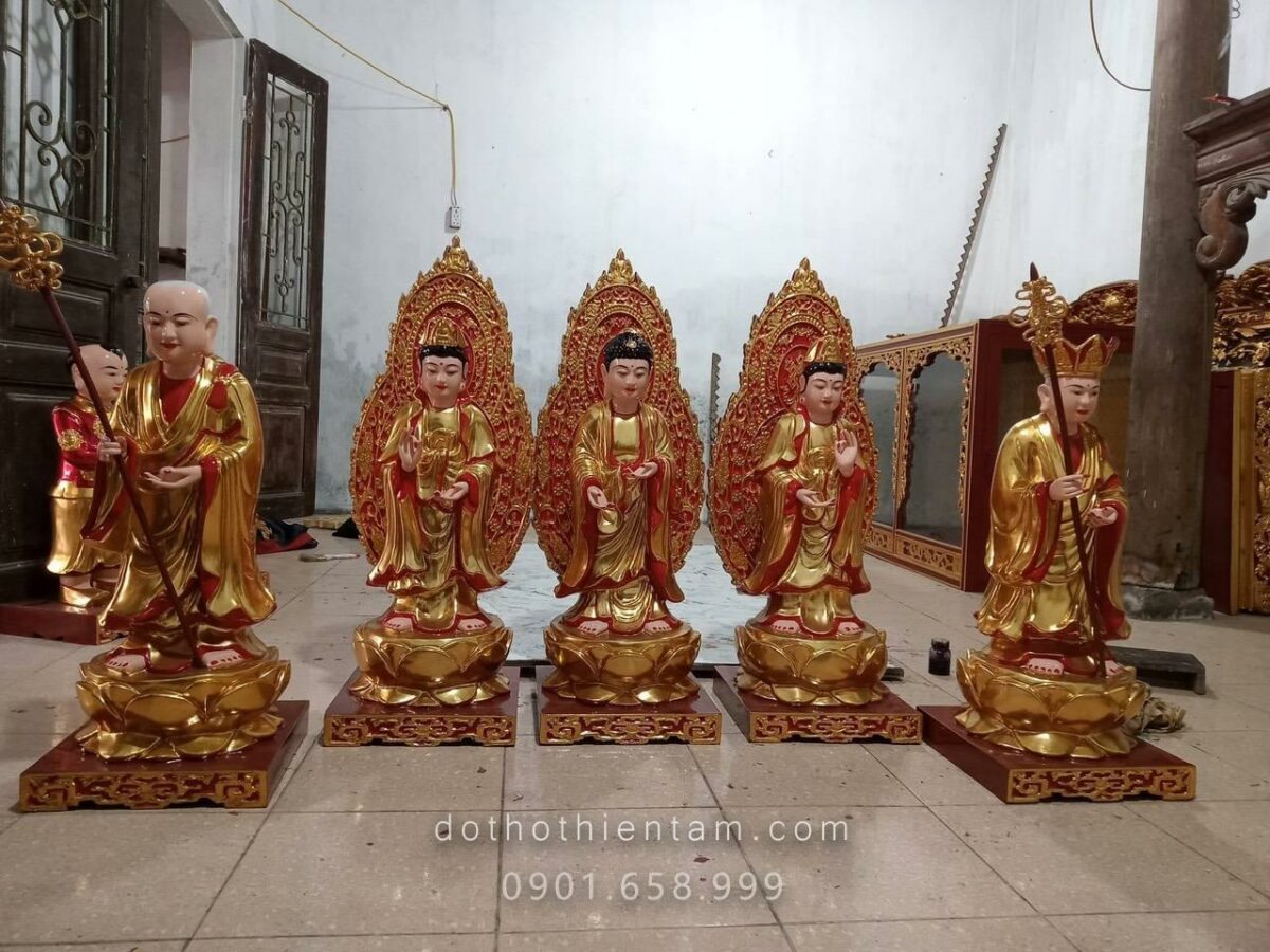 Tượng Tây Phương Tam Thánh 01