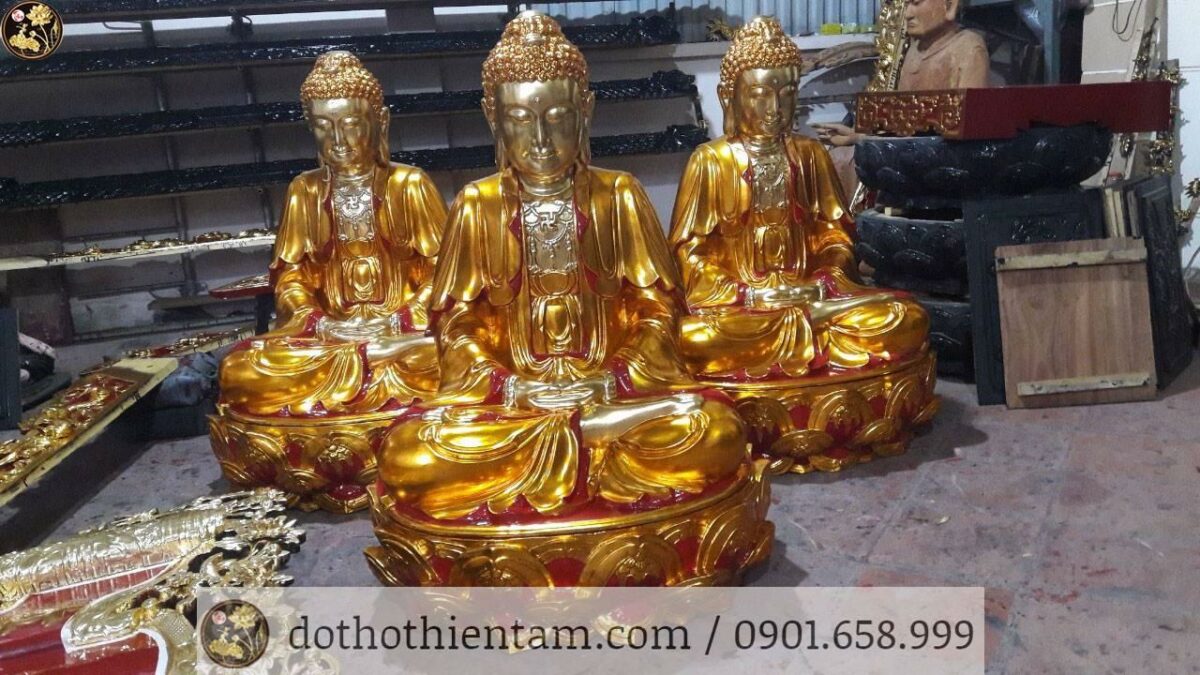 Tượng Tam Thế Phật 01