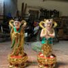 Tượng Tiên Đồng Ngọc Nữ Sơn Son Thếp Vàng