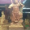 Tượng Bát Bộ Kim Cương Bằng Gỗ Mít 11 Tượng Bát Bộ Kim Cương Sơn Son Thếp Vàng