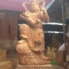 Tượng Bát Bộ Kim Cương Bằng Gỗ Mít 12 Tượng Bát Bộ Kim Cương Sơn Son Thếp Vàng