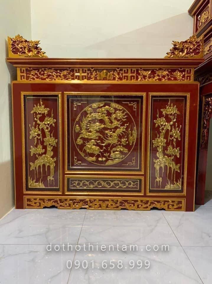 Bàn Thờ Chấp Tải sơn theo lối cổ