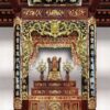 Bàn Thờ Chấp Tải Gỗ Dổi Sơn Son Thếp Vàng 23 Bàn Thờ Chấp Tải sơn theo lối cổ