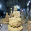 Tượng Bổn Sư Thích Ca Mâu Ni Bằng Gỗ Mít 16 Tượng Phật Bổn Sư Thích Ca Mâu Ni Sơn Son Thếp vàng