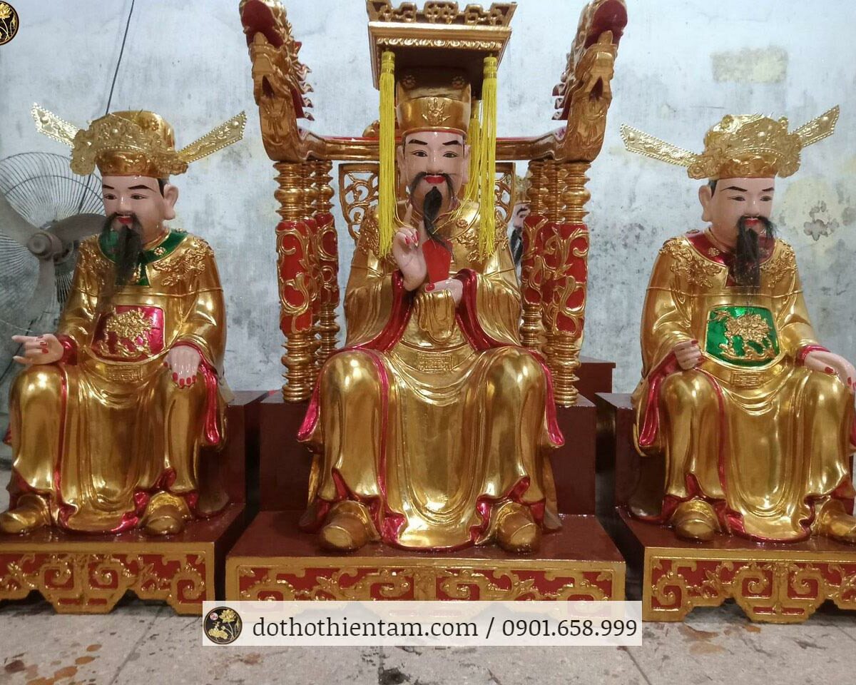 Tượng Vua Cha Ngọc Hoàng và Nam Tào Bắc Đẩu 01