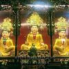Tượng Tam Tòa Thánh Mẫu Sơn Son Thếp Vàng