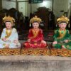 Tượng Tam Tòa Thánh Mẫu Sơn Son Thếp Vàng