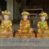 Tượng Tam Tòa Thánh Mẫu Sơn Son Thếp Vàng