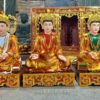Tượng Tam Tòa Thánh Mẫu Sơn Son Thếp Vàng
