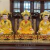 Tượng Tam Tòa Thánh Mẫu Sơn Son Thếp Vàng
