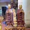 Tượng A Nan Và Ca Diếp Sơn Son Thếp Vàng