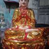Tượng Tam Thế Phật Sơn Son Thếp vàng 11 Tượng Tam Thế Phật Sơn Son Thếp vàng