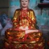 Tượng Tam Thế Phật Sơn Son Thếp vàng 9 Tượng Tam Thế Phật Sơn Son Thếp vàng