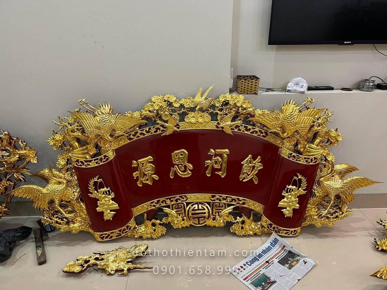 Cuốn Thư Sơn Son Thếp vàng