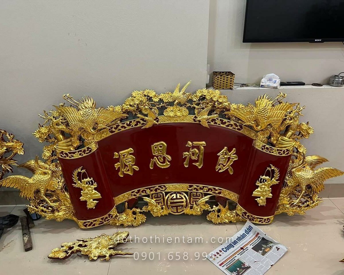 Cuốn Thư Sơn Son Thếp vàng