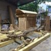 Kiệu Bát Cống Sơn Son Thếp Vàng