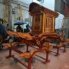Kiệu Bát Cống Sơn Son Thếp Vàng