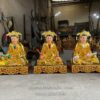 Tượng Tam Tòa Thánh Mẫu Sơn Son Thếp Vàng