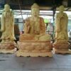 Tượng A Nan Và Ca Diếp Sơn Son Thếp Vàng