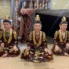 Tượng Tam Tòa Thánh Mẫu Sơn Son Thếp Vàng