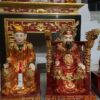 Tượng Quan Trần Triều Gỗ Mít Sơn Son Thếp Vàng