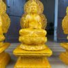 Tượng Phật Dược Sư Bằng Gỗ Mít