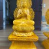 Tượng Phật Dược Sư Bằng Gỗ Mít