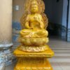 Tượng Phật Dược Sư Bằng Gỗ Mít