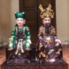 Tượng Quan Trần Triều Gỗ Mít Sơn Son Thếp Vàng