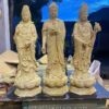 Tượng Tây Phương Tam Thánh Bằng Gỗ Mít