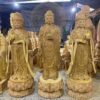 Tượng Tây Phương Tam Thánh Bằng Gỗ Mít