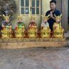 Tượng Ngũ Vị Tôn Quan Sơn Son Thếp Vàng