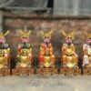 Tượng Ngũ Vị Tôn Quan Sơn Son Thếp Vàng