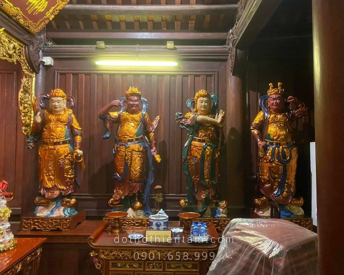 Tượng Bát Bộ Kim Cương 8 Vị Hộ Pháp