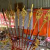 Chấp Kích Chất Liệu Gỗ Dổi Sơn Son Thếp vàng 4 Chấp Kích Chất Liệu Gỗ Dổi Sơn Son Thếp vàng