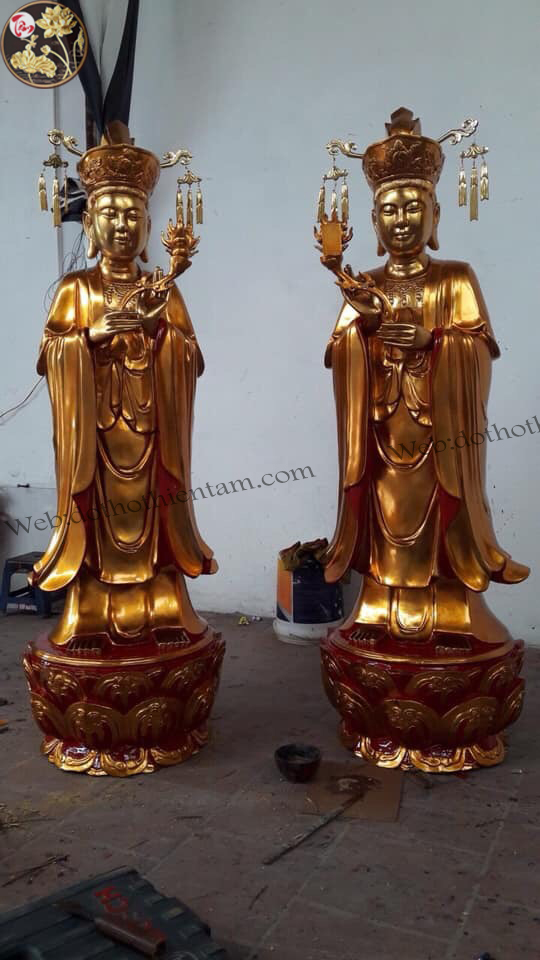 Tổng hợp các mẫu tượng Quan Âm Bồ Tát, Đại Thế Chí Bồ Tát đẹp 19 Tượng Quan ÂM Bồ Tát Đại Thế Chí Bồ Tát