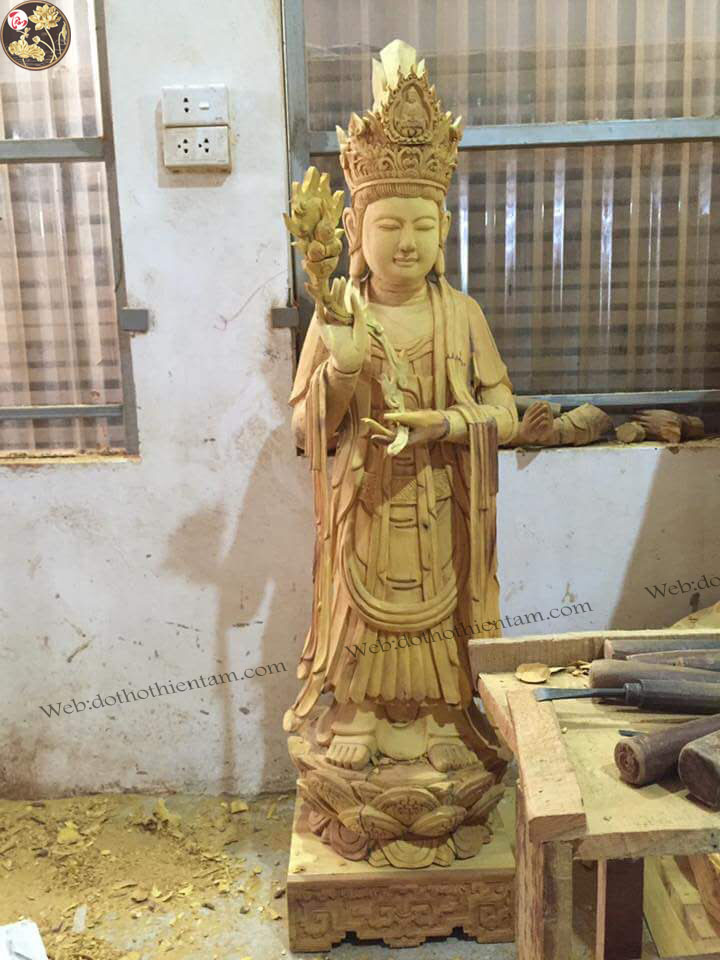 Tổng hợp các mẫu tượng Quan Âm Bồ Tát, Đại Thế Chí Bồ Tát đẹp 15 Tượng Đại Thế Chí Bồ Tát