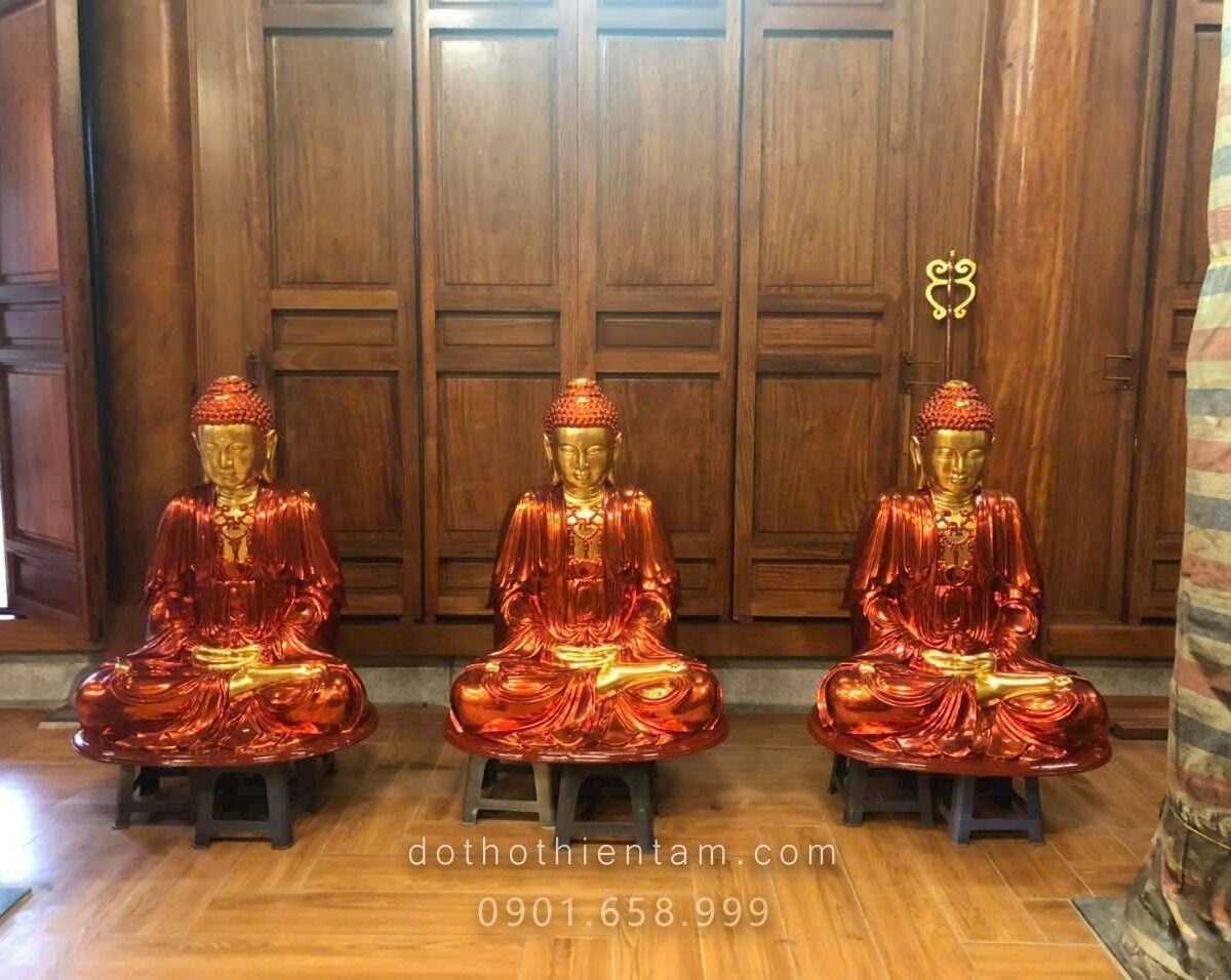 Alternative view of Tượng Tam Thế Phật 07