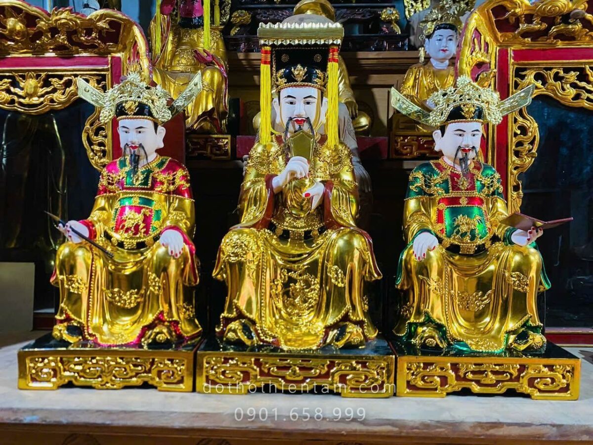 Tượng Vua Cha Ngọc Hoàng và Nam Tào Bắc Đẩu 05
