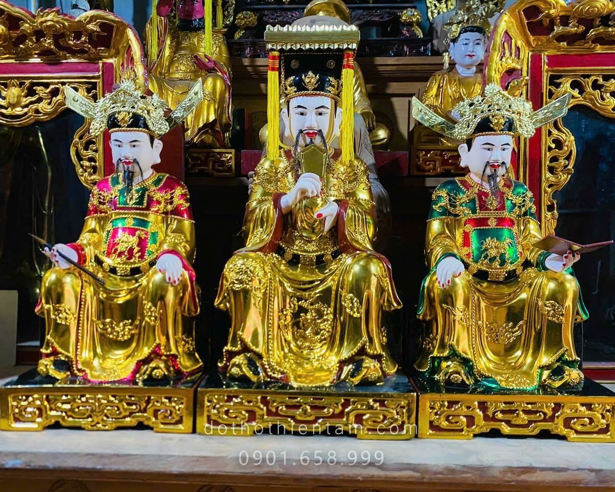 Alternative view of Tượng Vua Cha Ngọc Hoàng và Nam Tào Bắc Đẩu 05